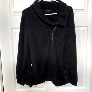 Gap zipper sweater